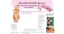 Desktop Screenshot of beautyproducthunter.com